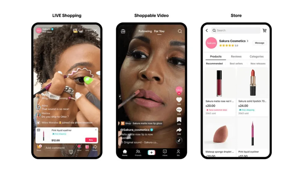如何在 TikTok 影片或直播中插入產品（粉絲數未滿 1000）